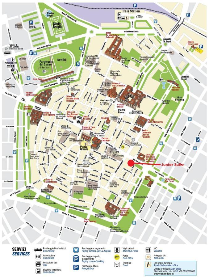Modena Centro Junior Suite Exteriör bild